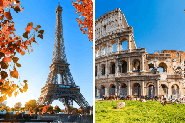 Paris + Roma